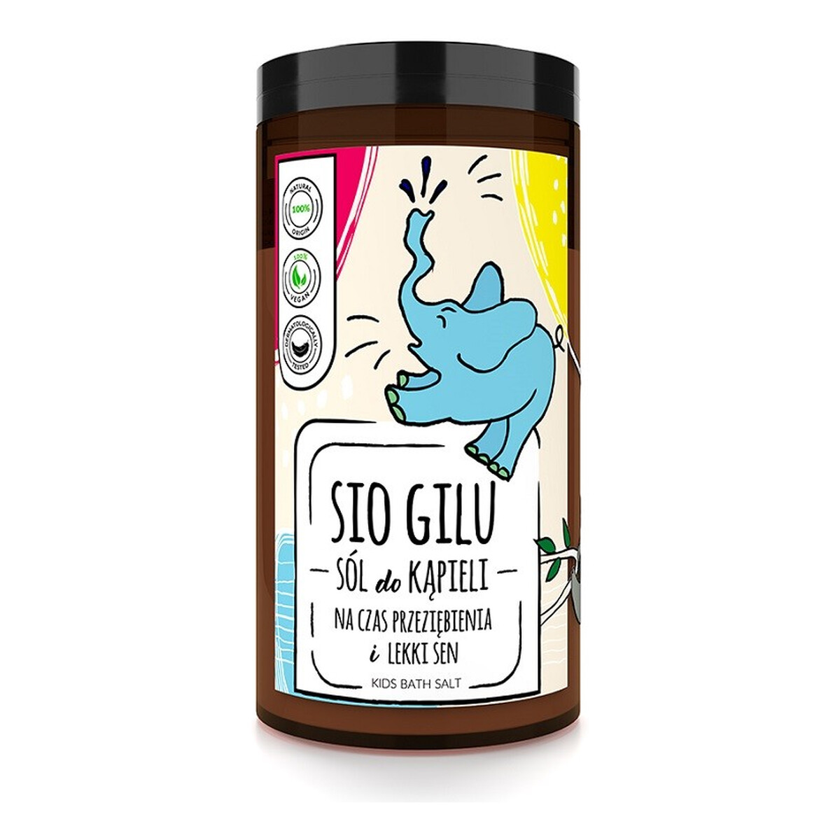Słomiana pracownia Sio Gilu Sól do kąpieli na czas przeziębienia i lekki sen 560g