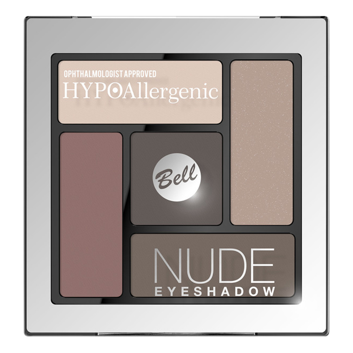 Bell Hypoallergenic Cienie do powiek Nude satynowo-kremowe