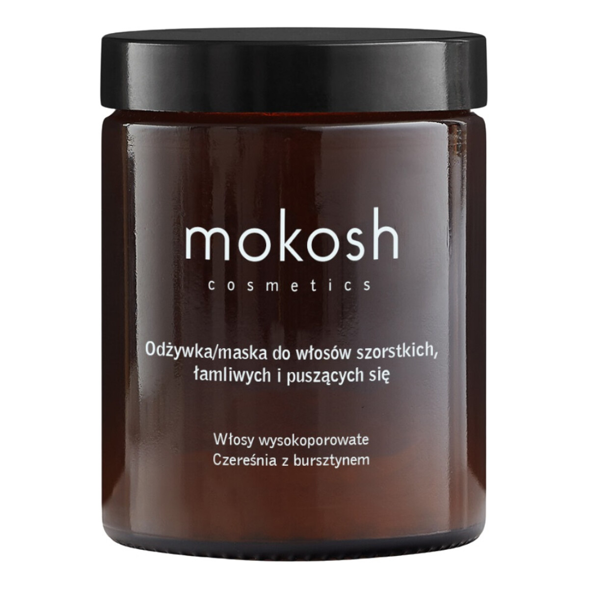 Mokosh Odżywka/maska do włosów szorstkich łamliwych i puszących się czereśnia z bursztynem 180ml