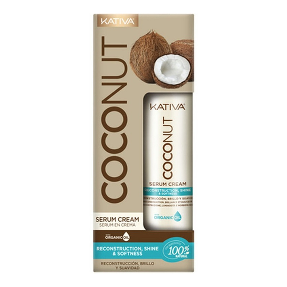 Kativa Coconut Reconstruction Serum Cream kokosowe serum odbudowujące w kremie 200ml