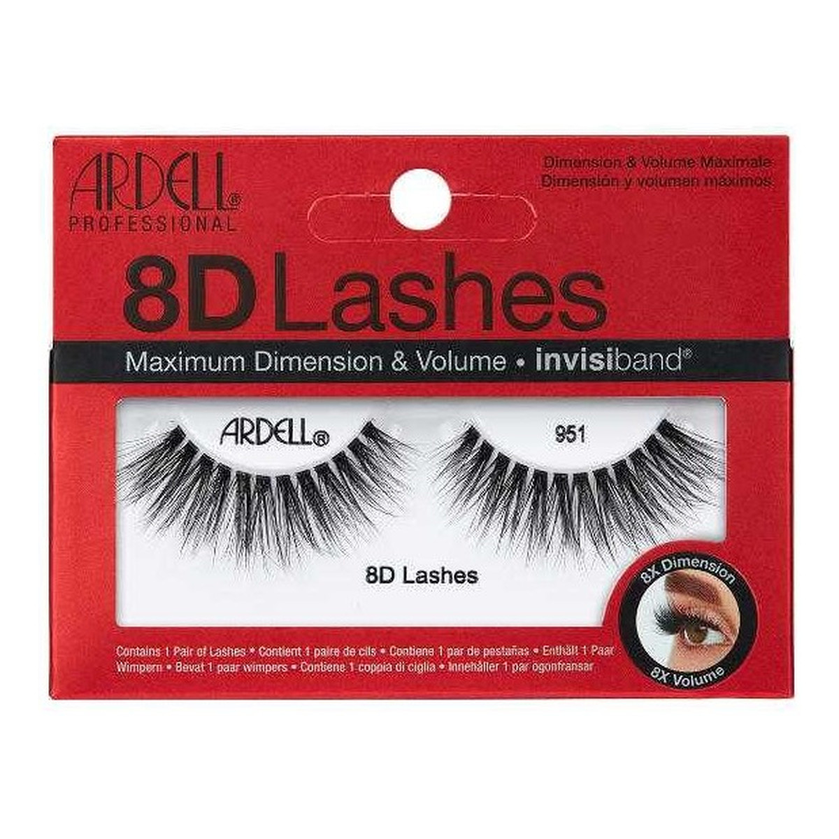 Ardell Sztuczne rzęsy na pasku 8D Lashes Invisiband 951