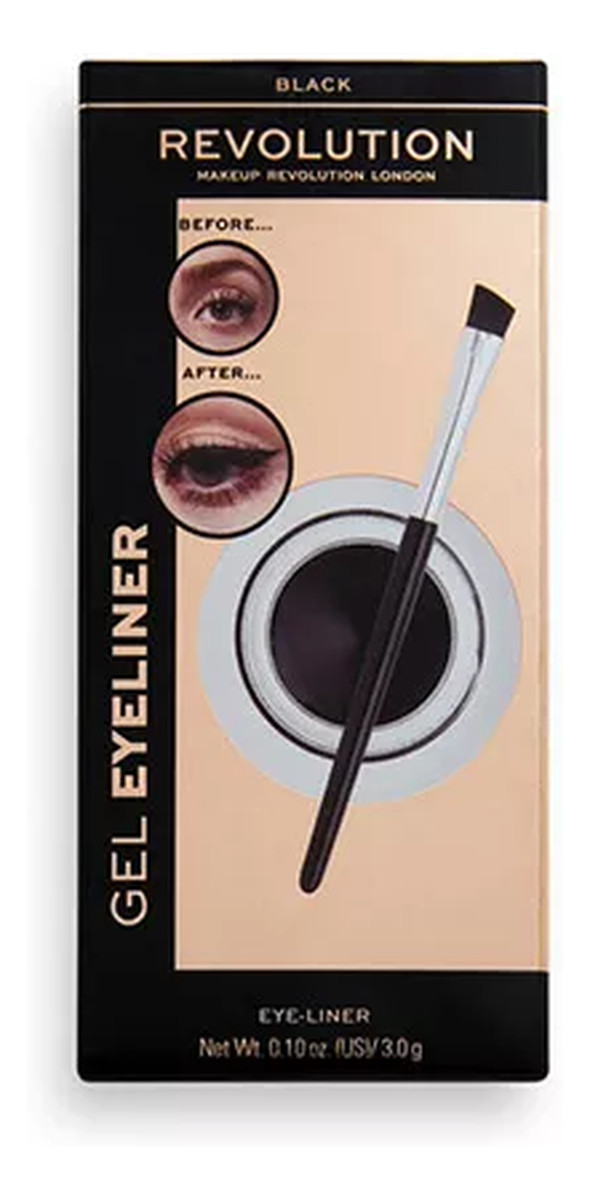 Gel Eyeliner With Brush Eyeliner W Żelu Z Pędzelkiem