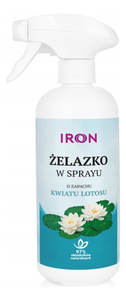 Żelazko w sprayu o zapachu kwiatu lotosu