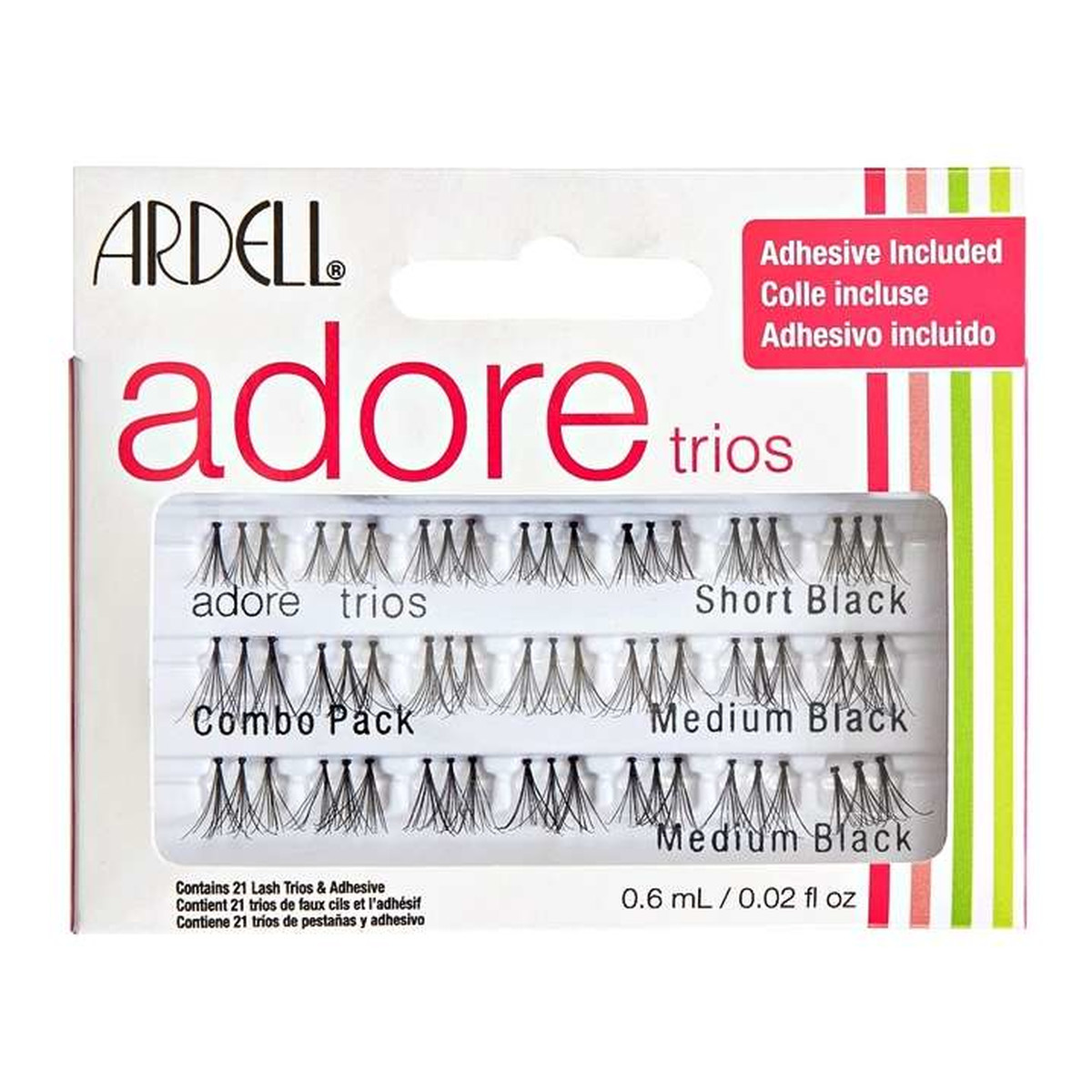 Ardell ADORE TRIOS KĘPKI RZĘS COMBO PACK