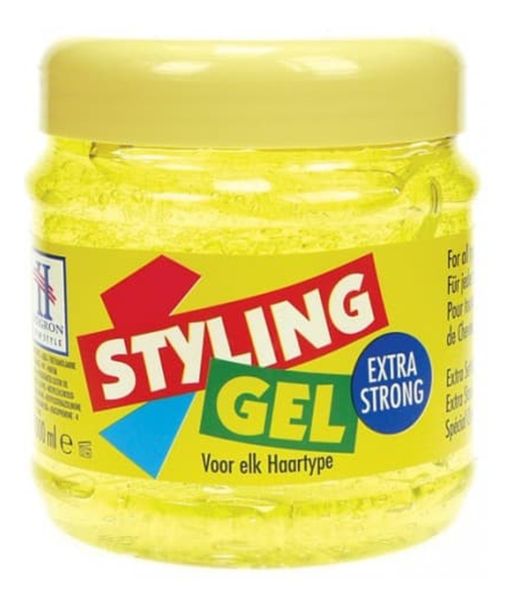 Żel do modelowania włosów extra strong żółty - TENEX