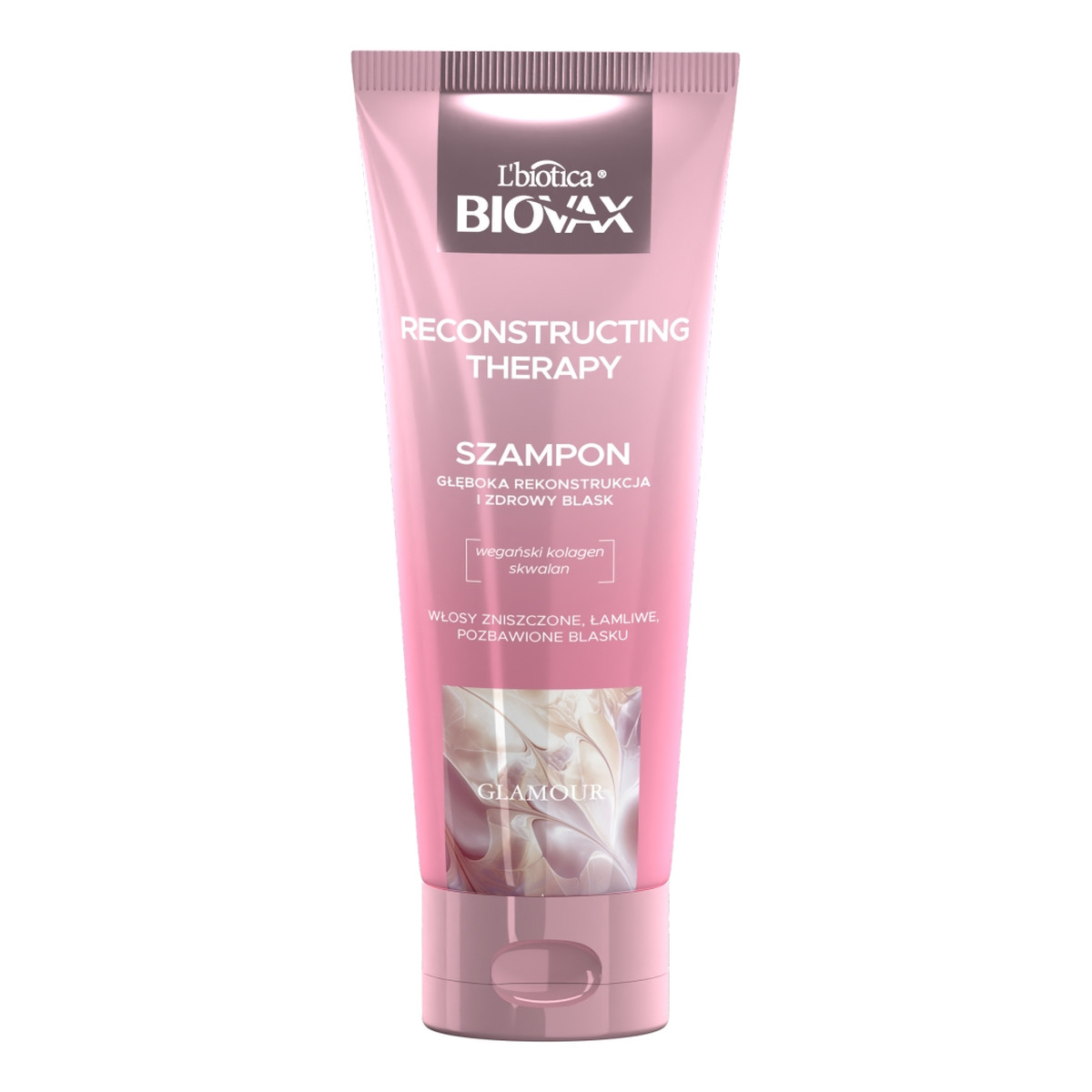 Biovax Glamour reconstructing therapy szampon do włosów 200ml