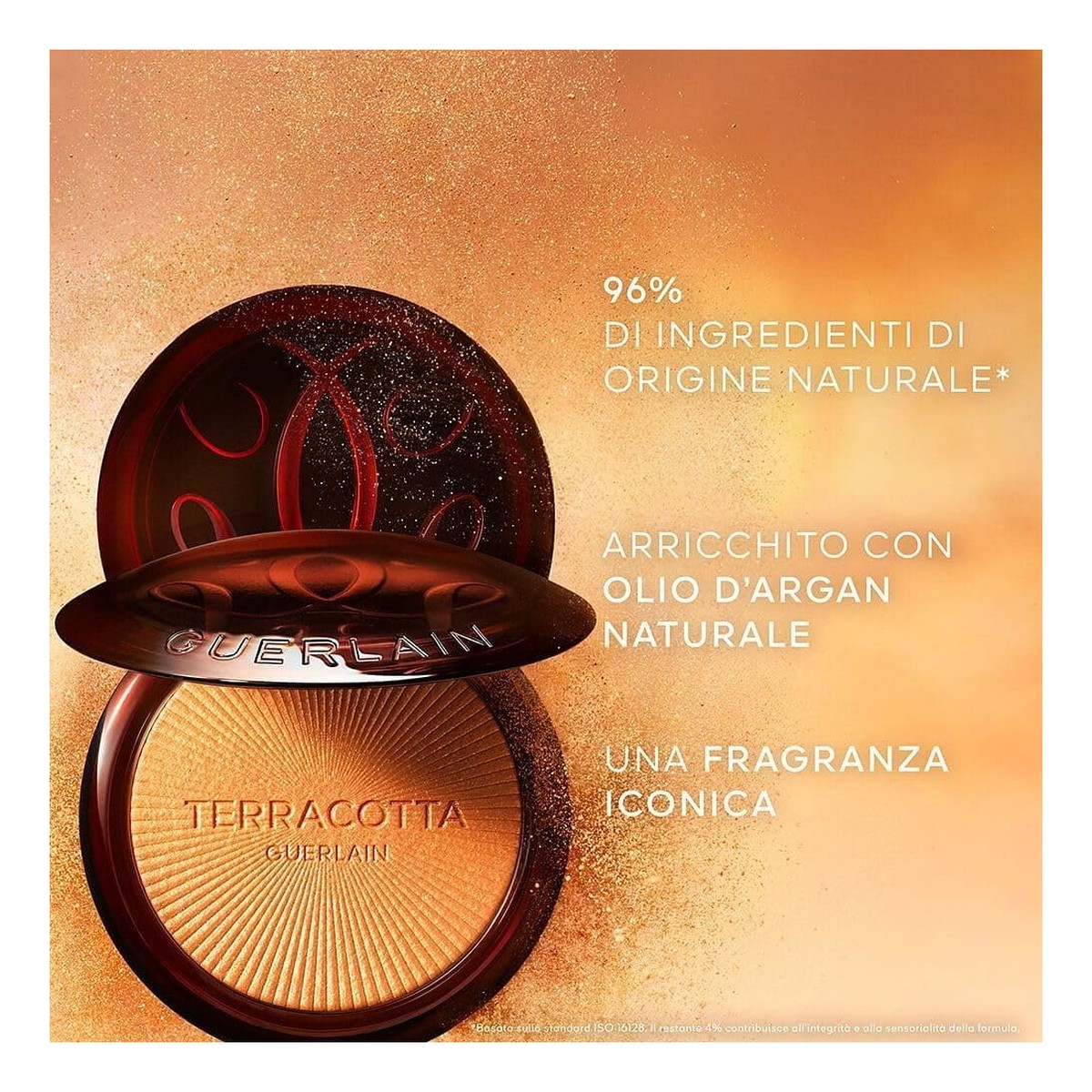 Rozświetlacz w kompakcie do twarzy Warm Gold