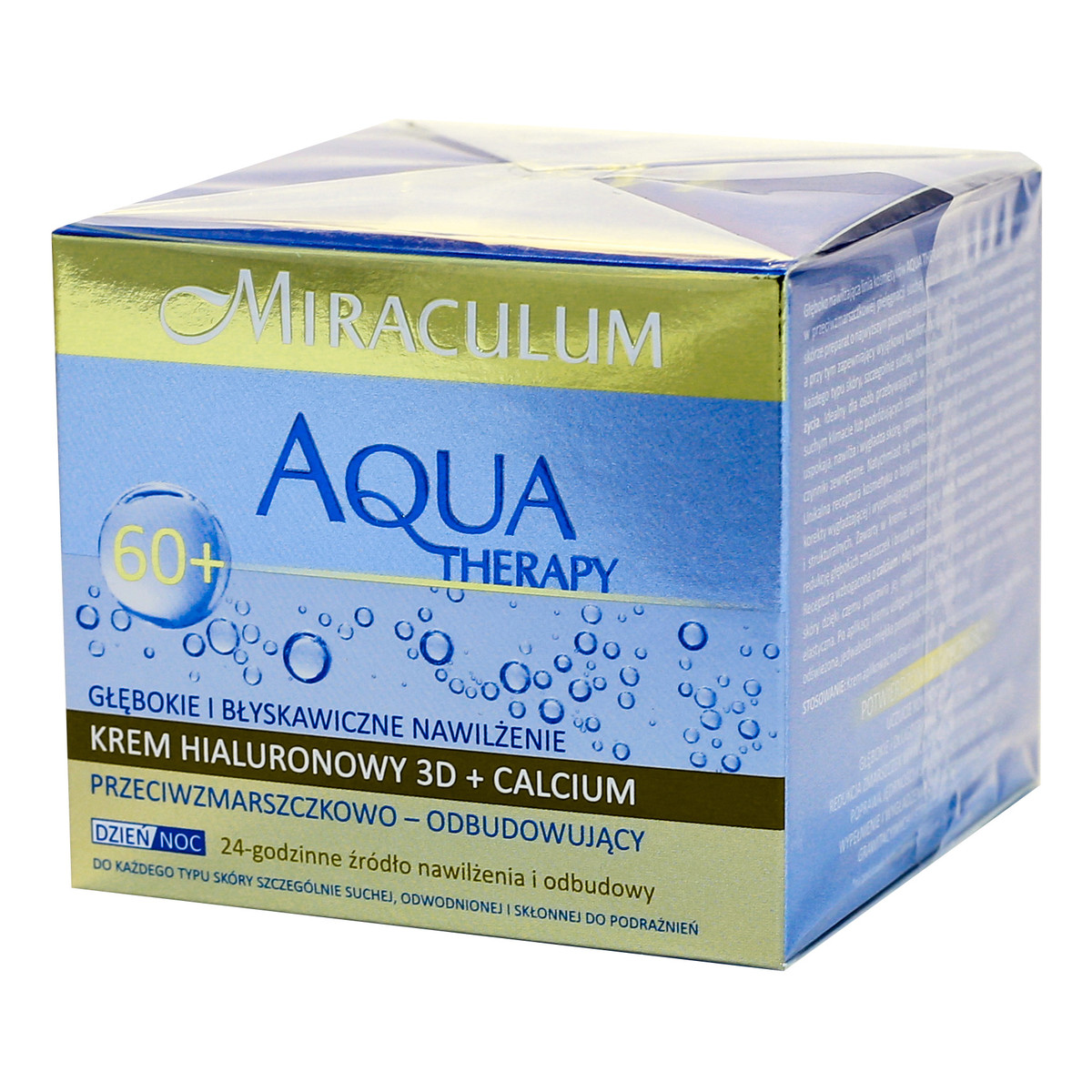 Miraculum 60+ Aqua Therapy Przeciwzmarszczkowo Odbudowujący Krem 50ml