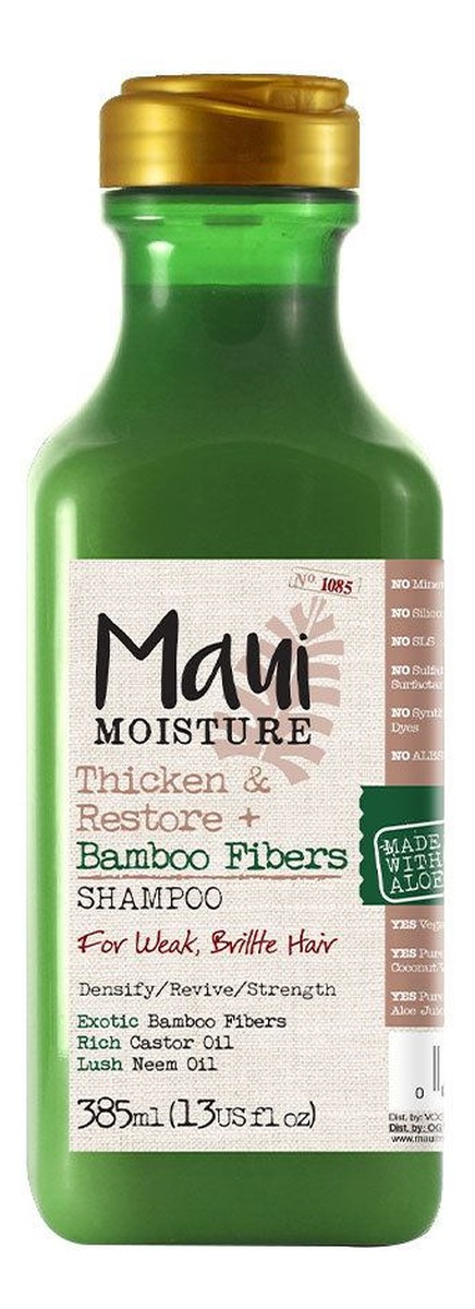Thicken & restore + bamboo fibers shampoo szampon do włosów osłabionych i łamliwych z bambusem