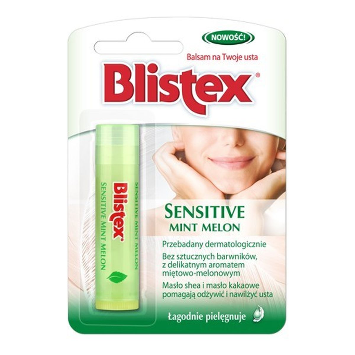 Blistex Pielęgnujący balsam do ust Sensitive Mint Melon 4g