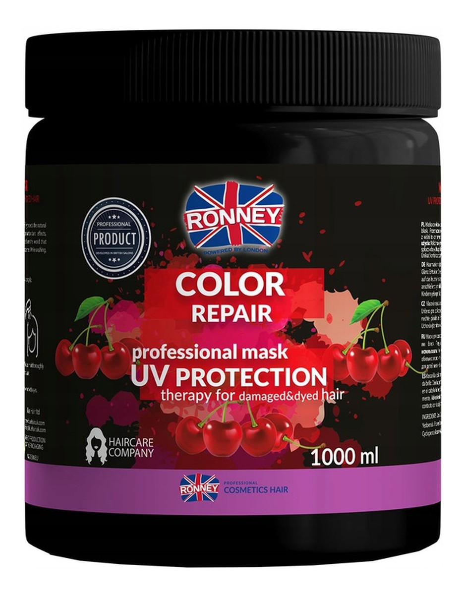 Color repair professional mask uv protection maska chroniąca kolor z ekstraktem z wiśni