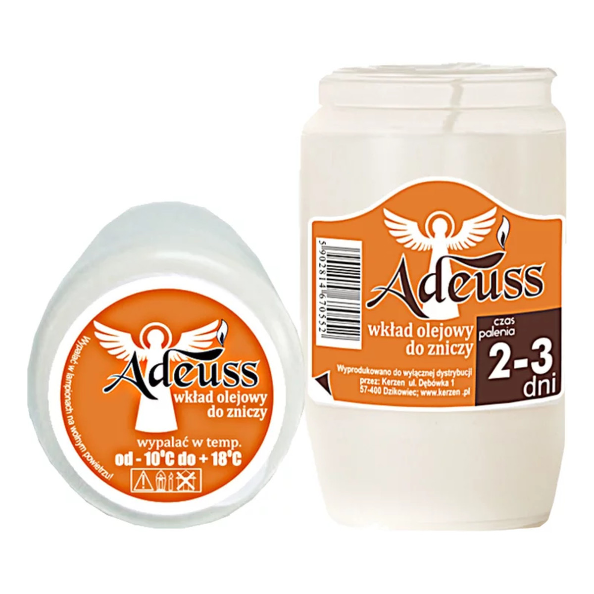 Adeuss Wkład do zniczy olejowy 2-3 Dni