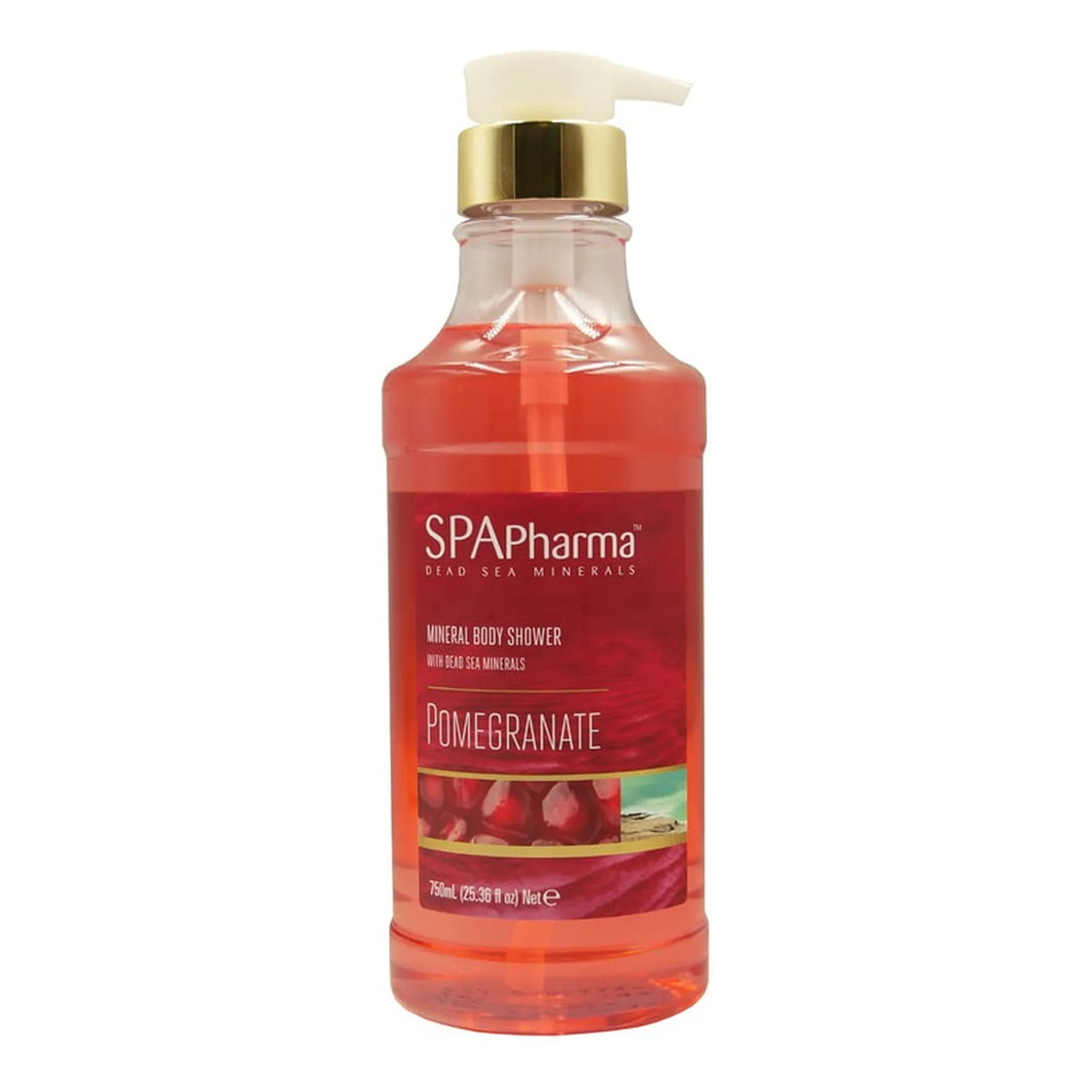 Spa Pharma Mineral Body Shower Żel pod prysznic z minerałami pomegranate 750ml