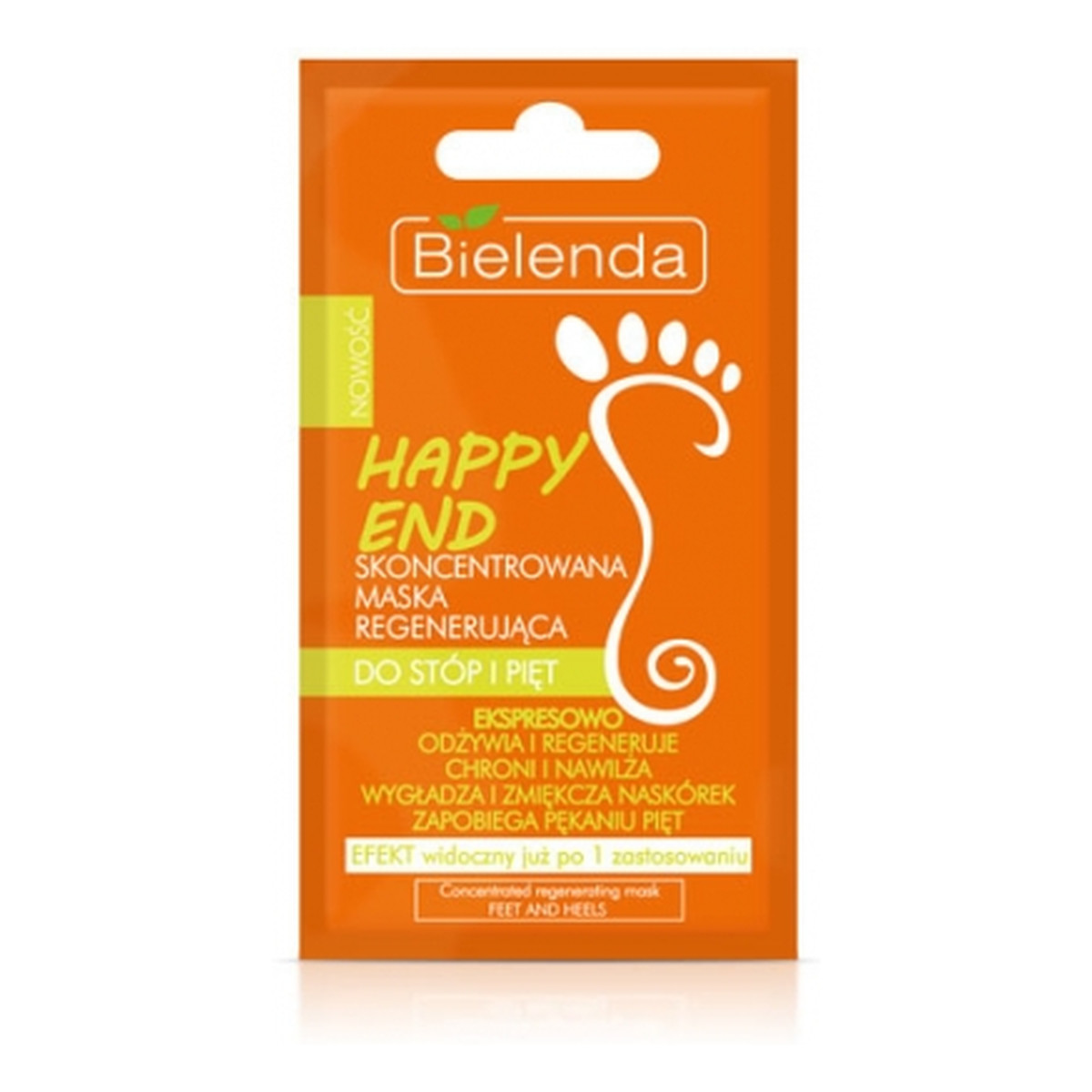 Bielenda Happy End Skoncentrowana Maska Regenerująca Do Stóp i Pięt 10g