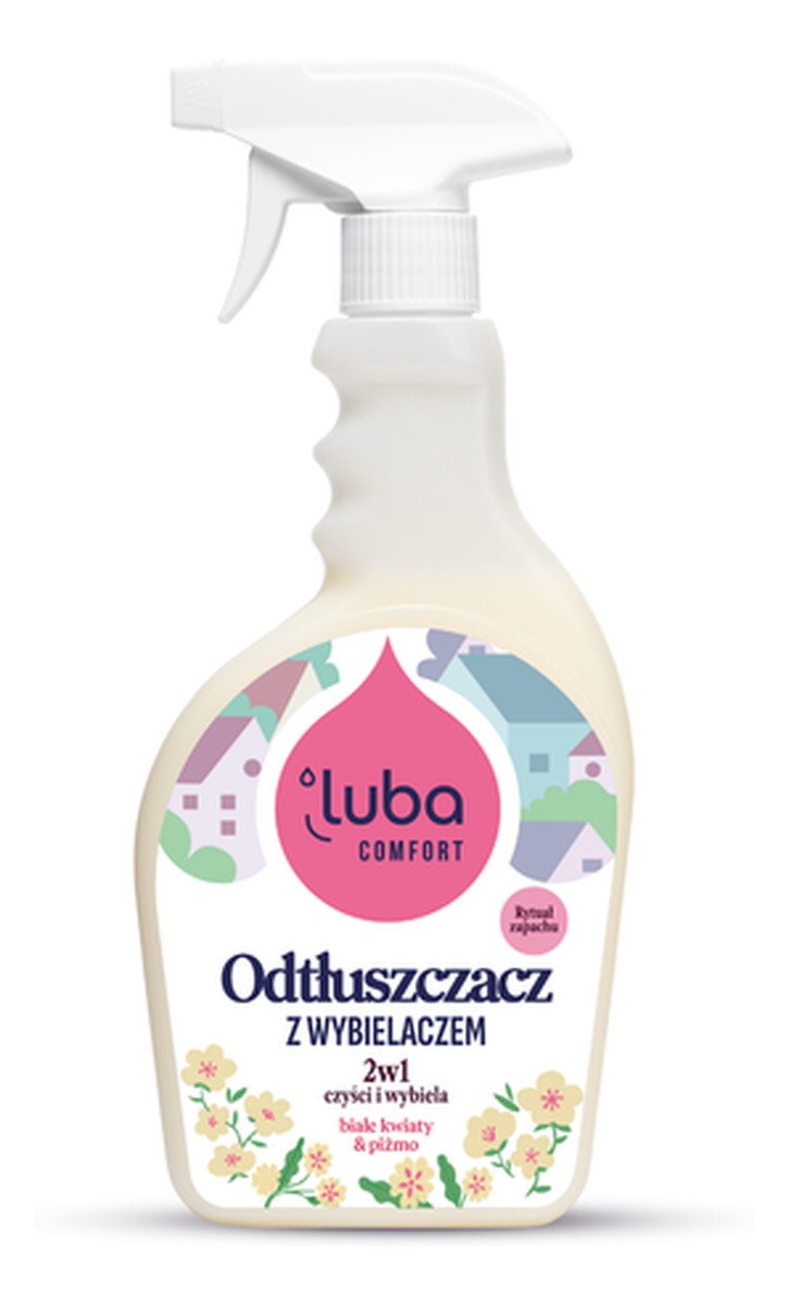 Białe Kwiaty & Piżmo Perfumowany odtłuszczacz z wybielaczem 2w1