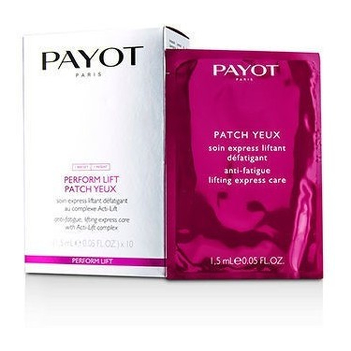 Payot Perform Lift Patch Yeux Anti-Fatigue Lifting Express Care Ekspresowa pielęgnacja okolicy oczu z kompleksem Acti-Lift