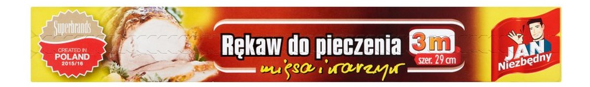 Rękaw do pieczenia mięsa i warzyw 3 m x 29 cm