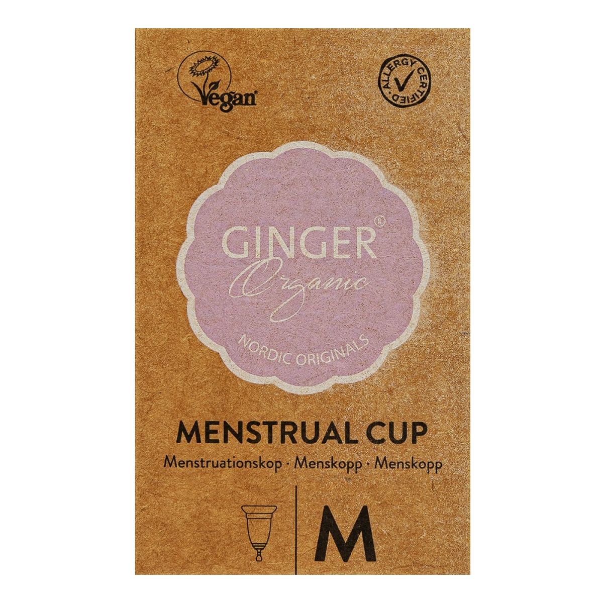 Ginger Organic Menstrual cup kubeczek menstruacyjny m