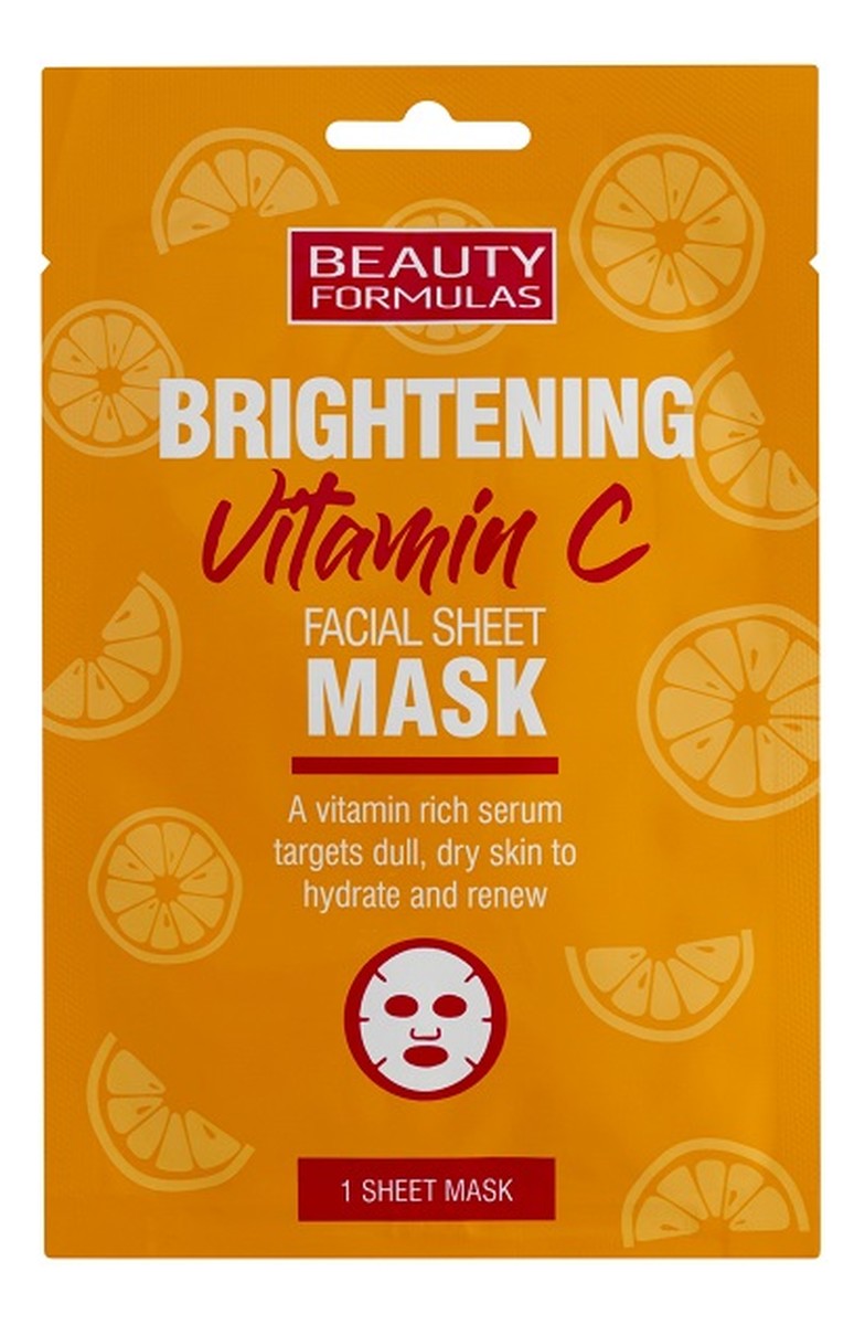 Brightening vitamin c rozjaśniająca maska do twarzy z witaminą c