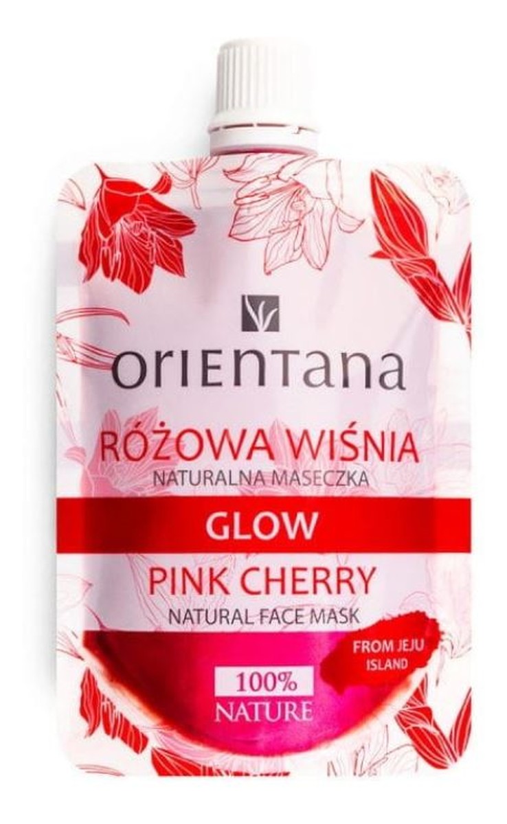Różowa Wiśnia Naturalna Maseczka do twarzy