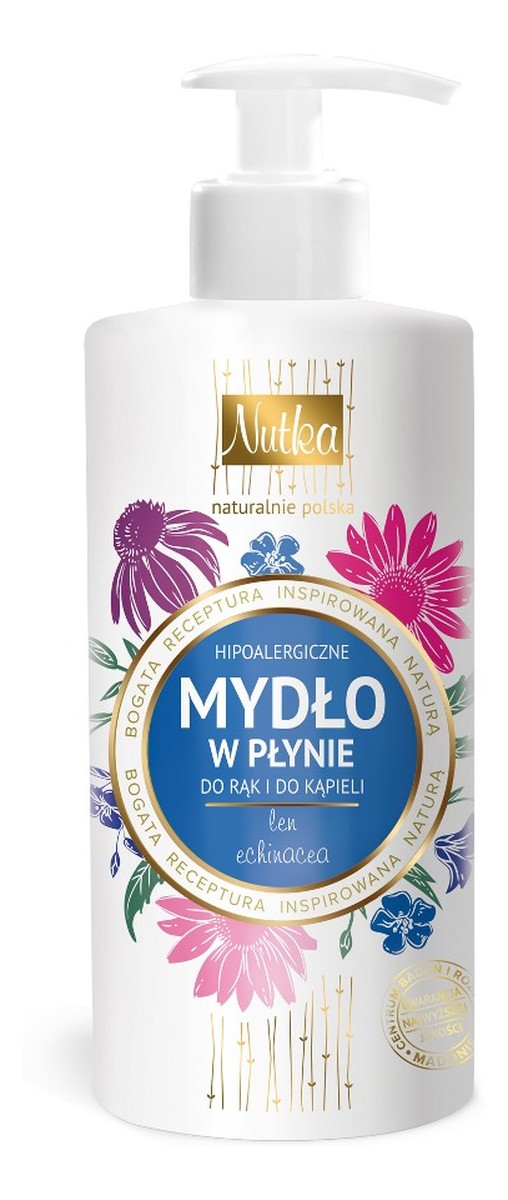 Mydło w płynie do rąk i do kąpieli Hipoalergiczny Len