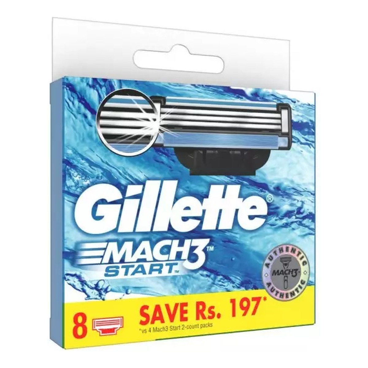 Gillette Mach3 start wymienne ostrza do maszynki do golenia 8szt.