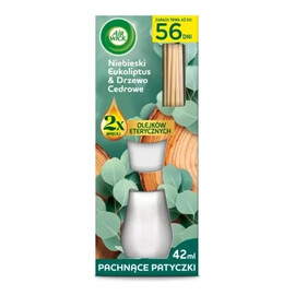 Patyczki Zapachowe Niebieski Eukaliptus & Drzewo Cedrowe