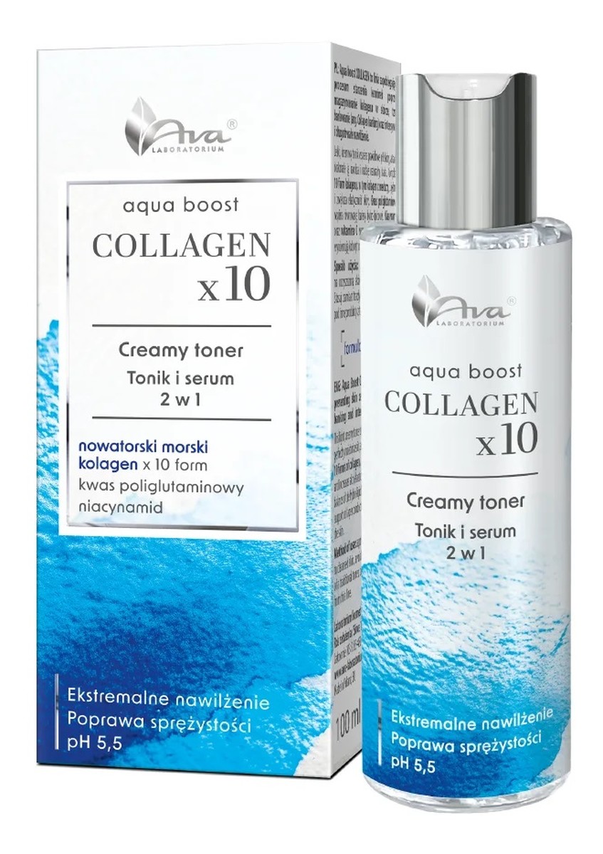 Collagen tonik i serum do twarzy 2w1