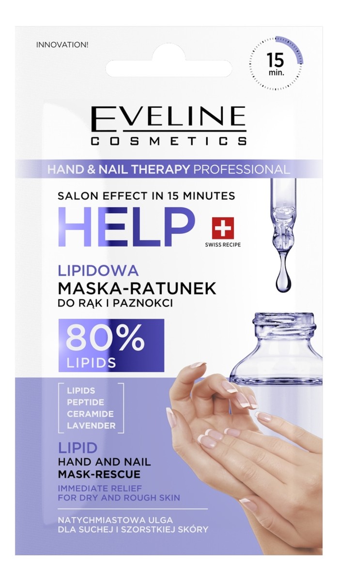 Hand lipidowa maska-ratunek do rąk i paznokci