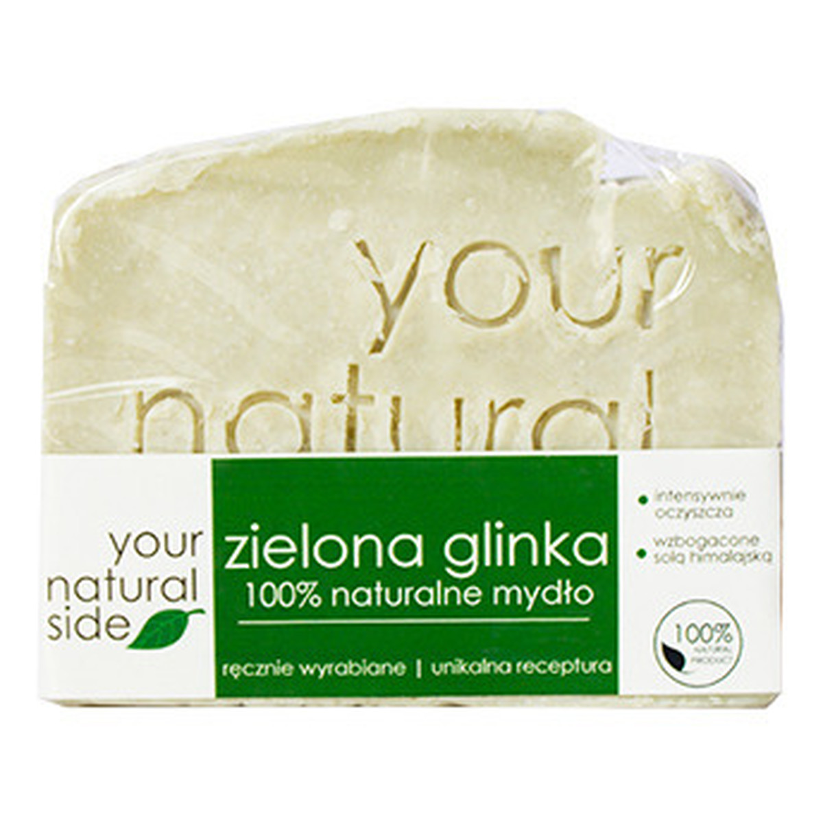 Your Natural Side Naturalne 100% Mydło Zielona Glinka 100g