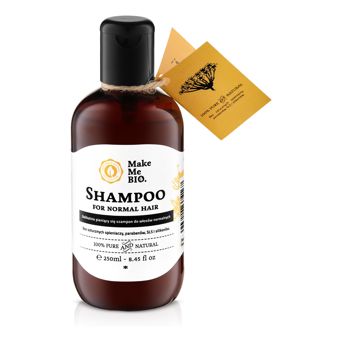 Make Me Bio Delikatnie pieniący się szampon do włosów normalnych 250ml
