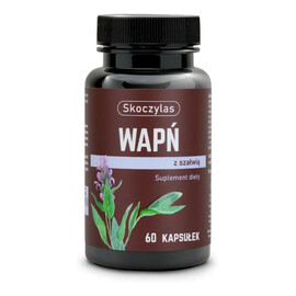 Wapń z szałwią suplement diety 60 kapsułek