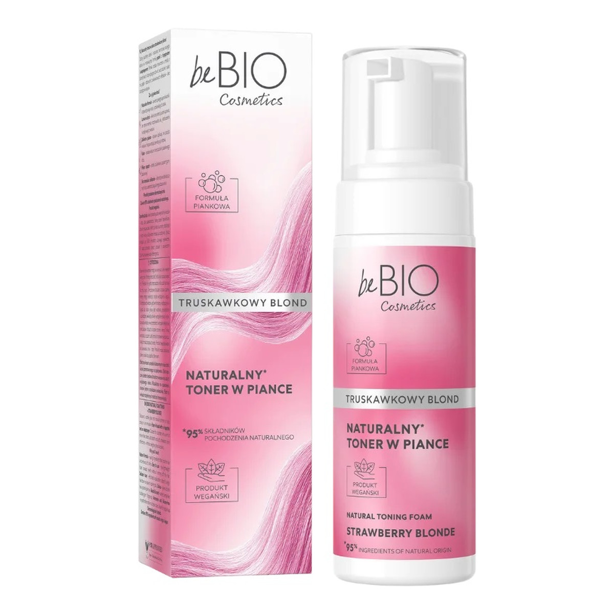 Be Bio Ewa Chodakowska Naturalny Toner w piance Truskawkowy Blond 120ml