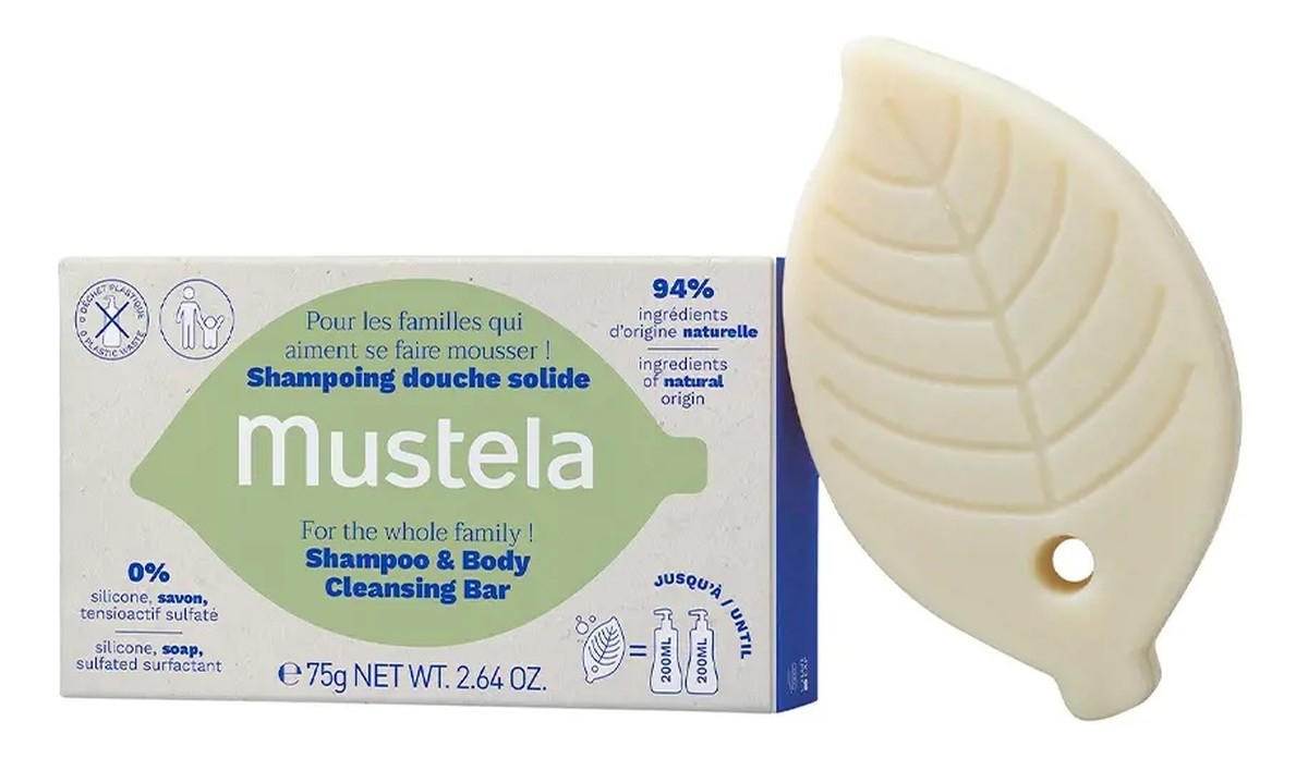 Shampoo & body cleansing bar szampon w kostce do mycia włosów i ciała