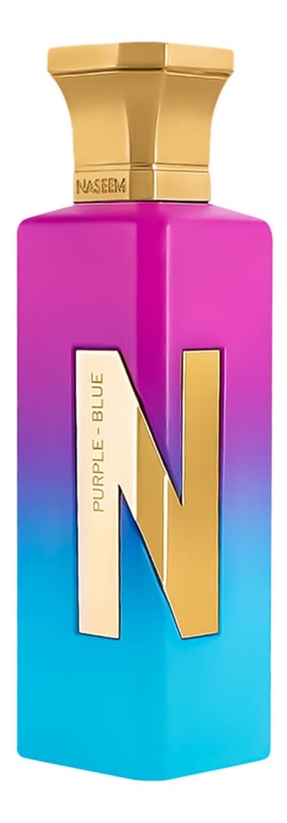 Purple blue perfumy spray