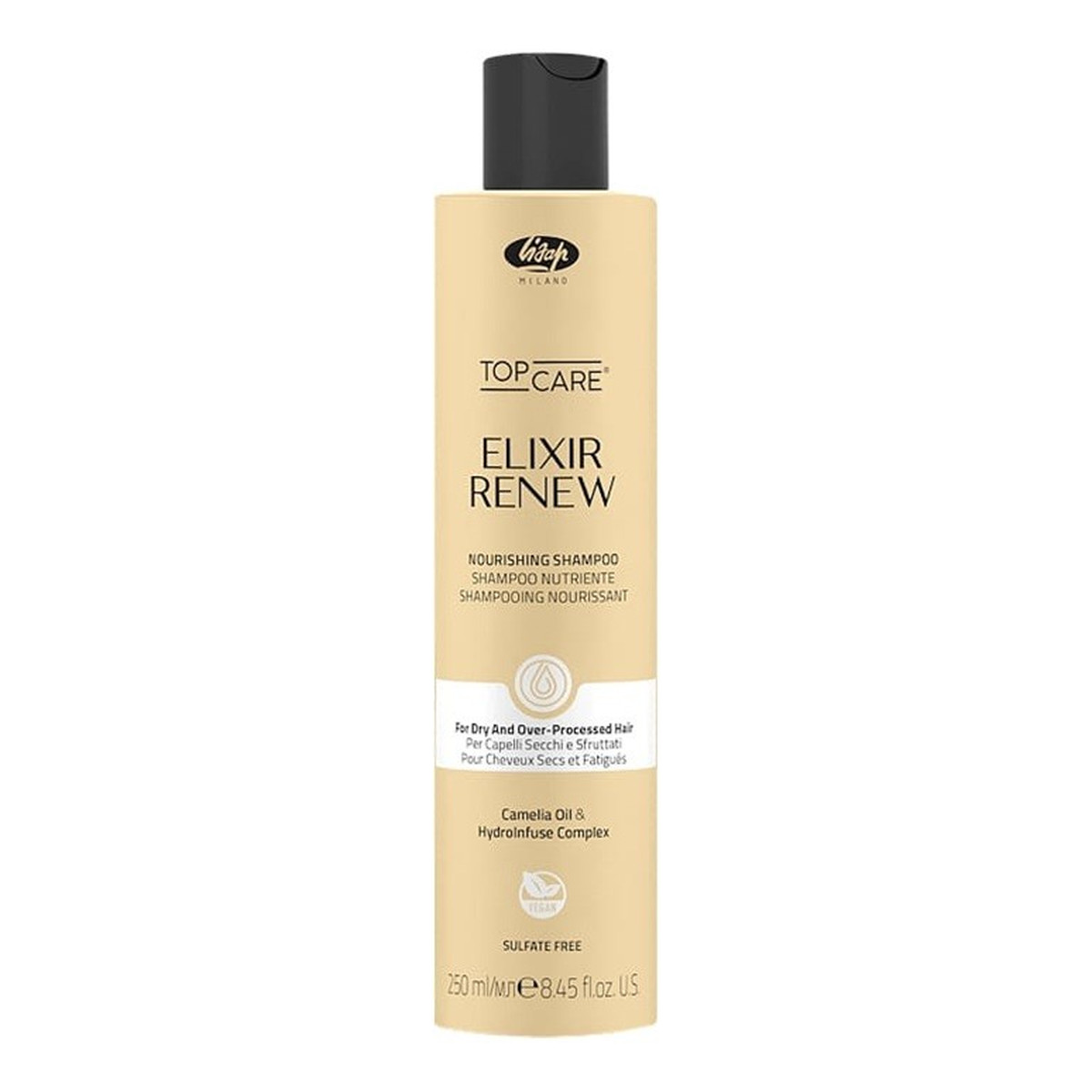 Lisap Top Care Elixir Renew szampon odżywczy do włosów suchych i zniszczonych 250ml