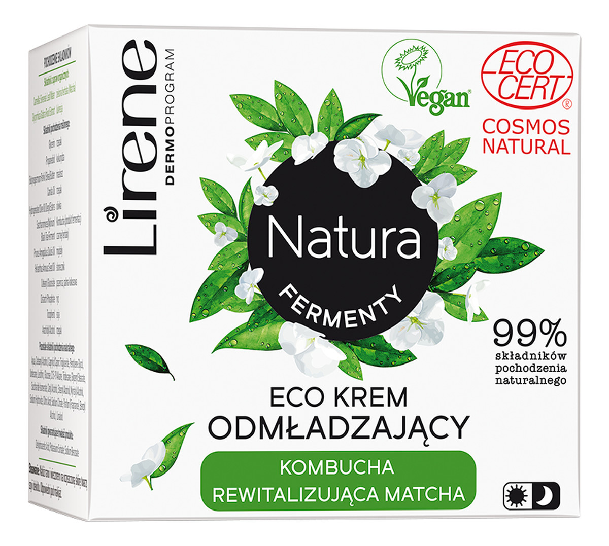 Krem odmładzający na dzień i na noc Kombucha & Rewitalizująca Matcha