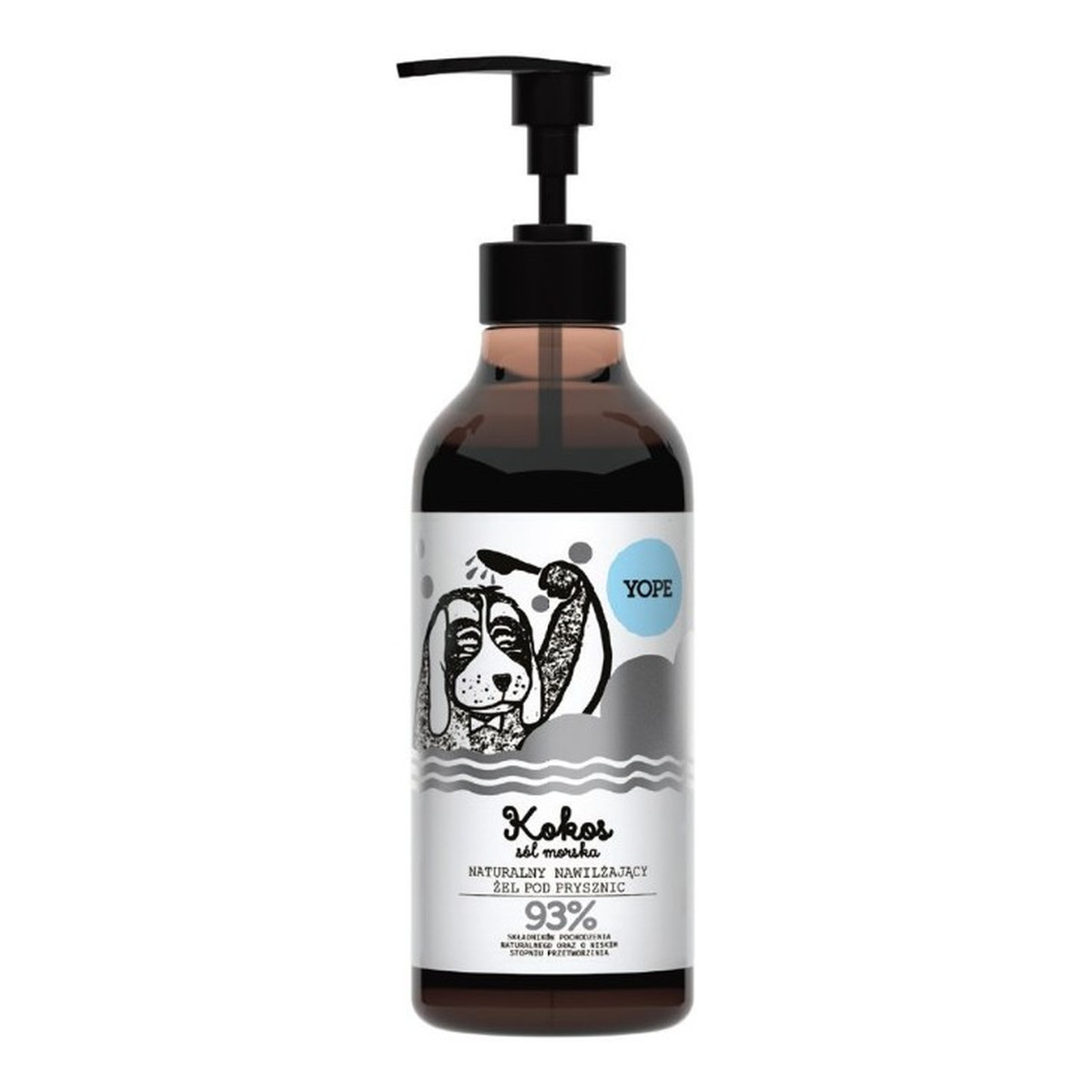 Yope Kokos i Sól Morska Naturalny żel pod prysznic 400ml