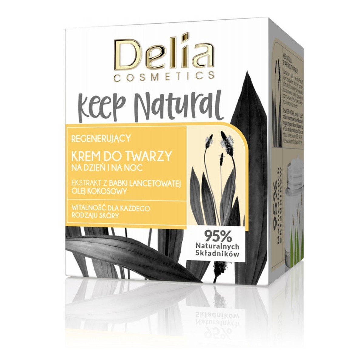 Delia Keep Natural Regenerujący Krem do twarzy na dzień i noc 50ml