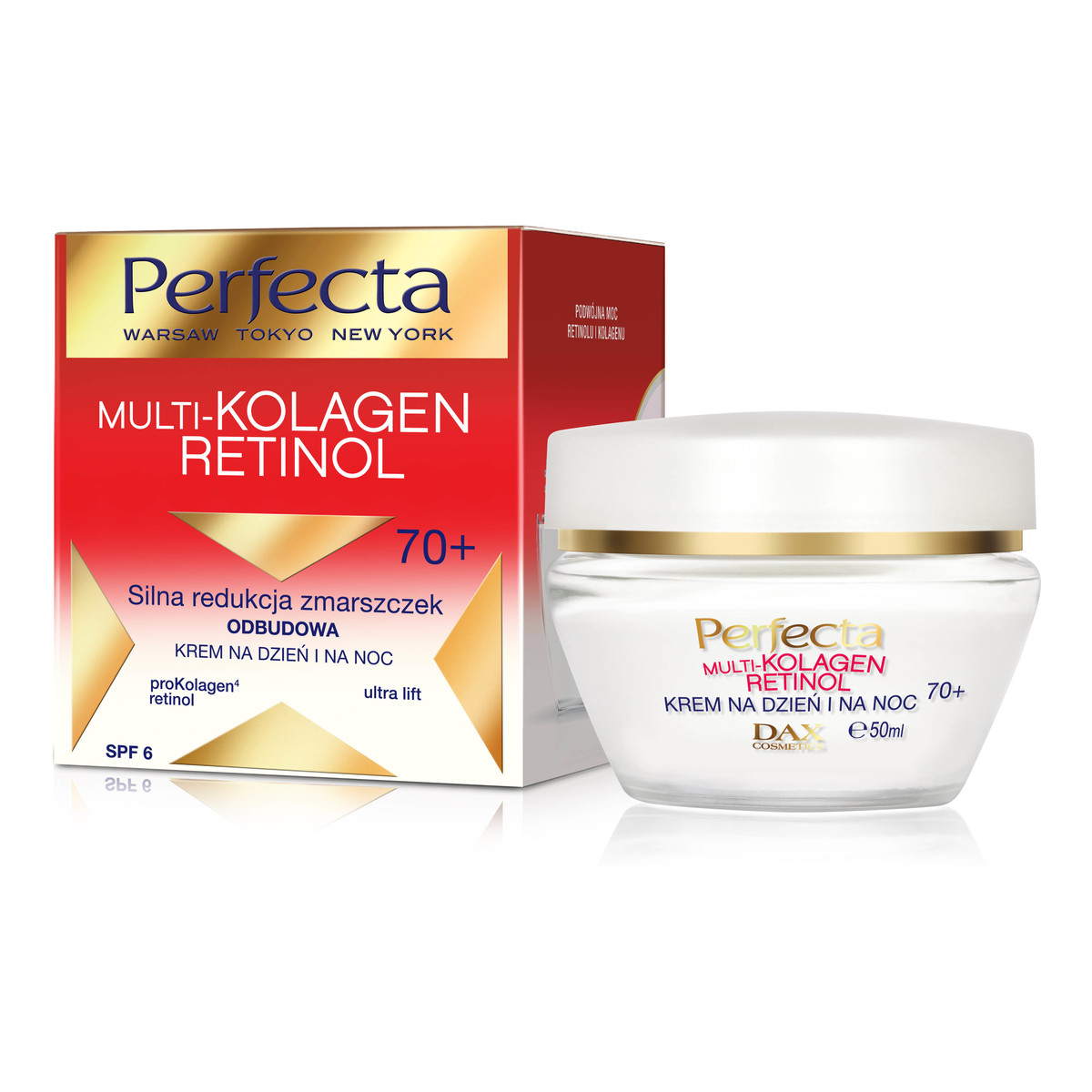 Perfecta MULTI KOLAGEN RETINOL 70+ KREM DO TWARZY 50ml