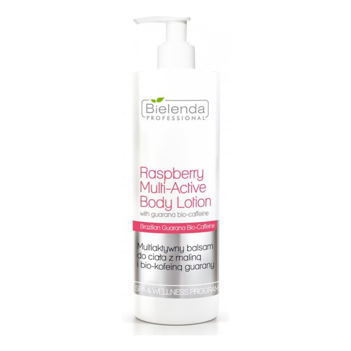 Bielenda Professional Spa & Wellness Program multiaktywny balsam do ciała z Maliną i Bio-kofeiną z Guarany 500ml
