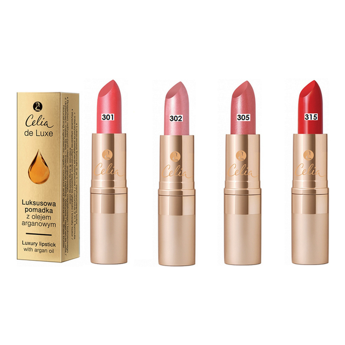 Celia Argan Królewski De Luxe Pomadka Do Ust