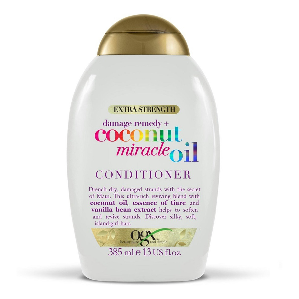 Organix Damage remedy + coconut miracle oil conditioner odżywka do włosów suchych i zniszczonych