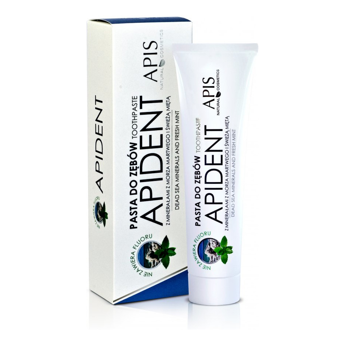 Apis Apident toothpaste Pasta do zębów z minerałami z morza martwego i świeżą miętą 4x100ml