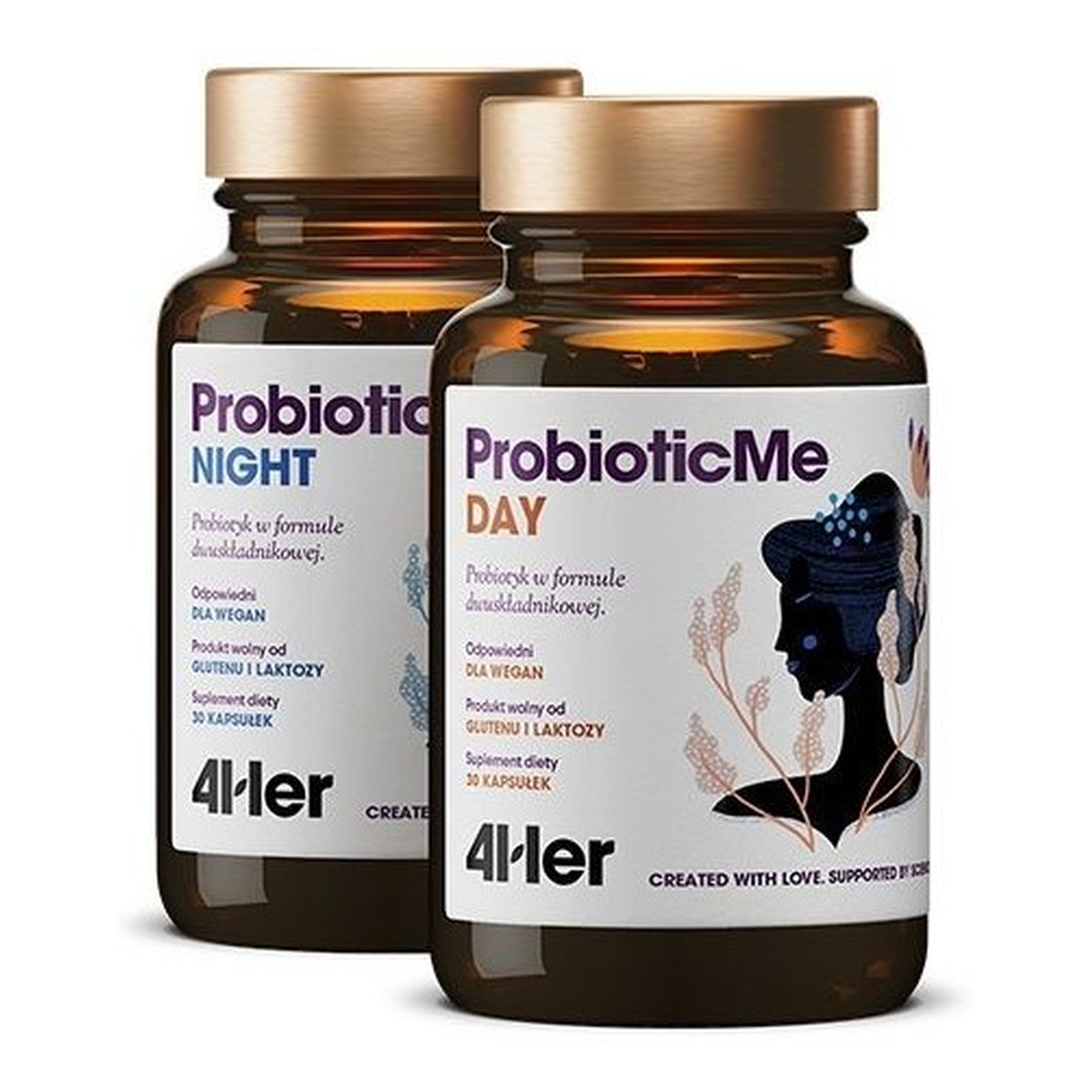 HealthLabs 4HER ProbioticMe Day+Night priobiotyk w formule dwuskładnikowej 60 Kapsułek