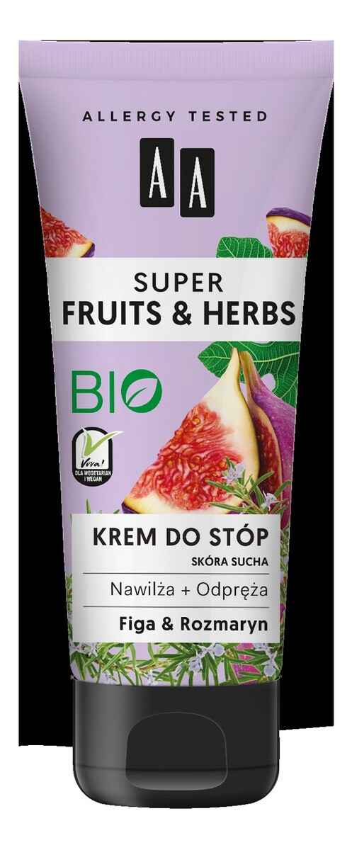 Krem do stóp rozmaryn i figa