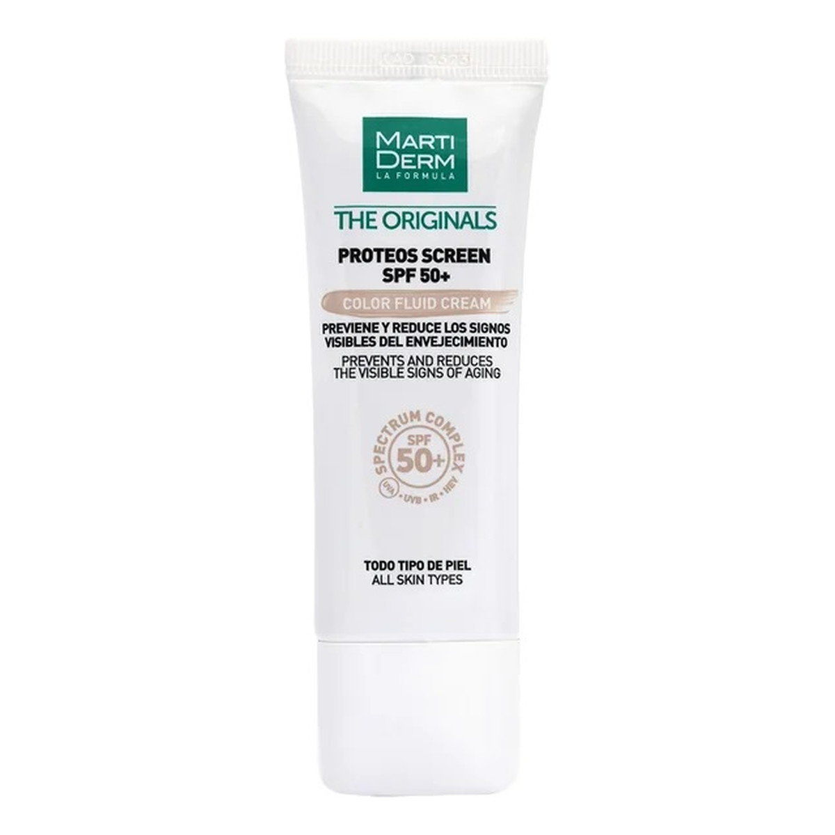 Martiderm Proteos screen spf50+ color fluid cream koloryzujący fluid ochronny do twarzy 40ml