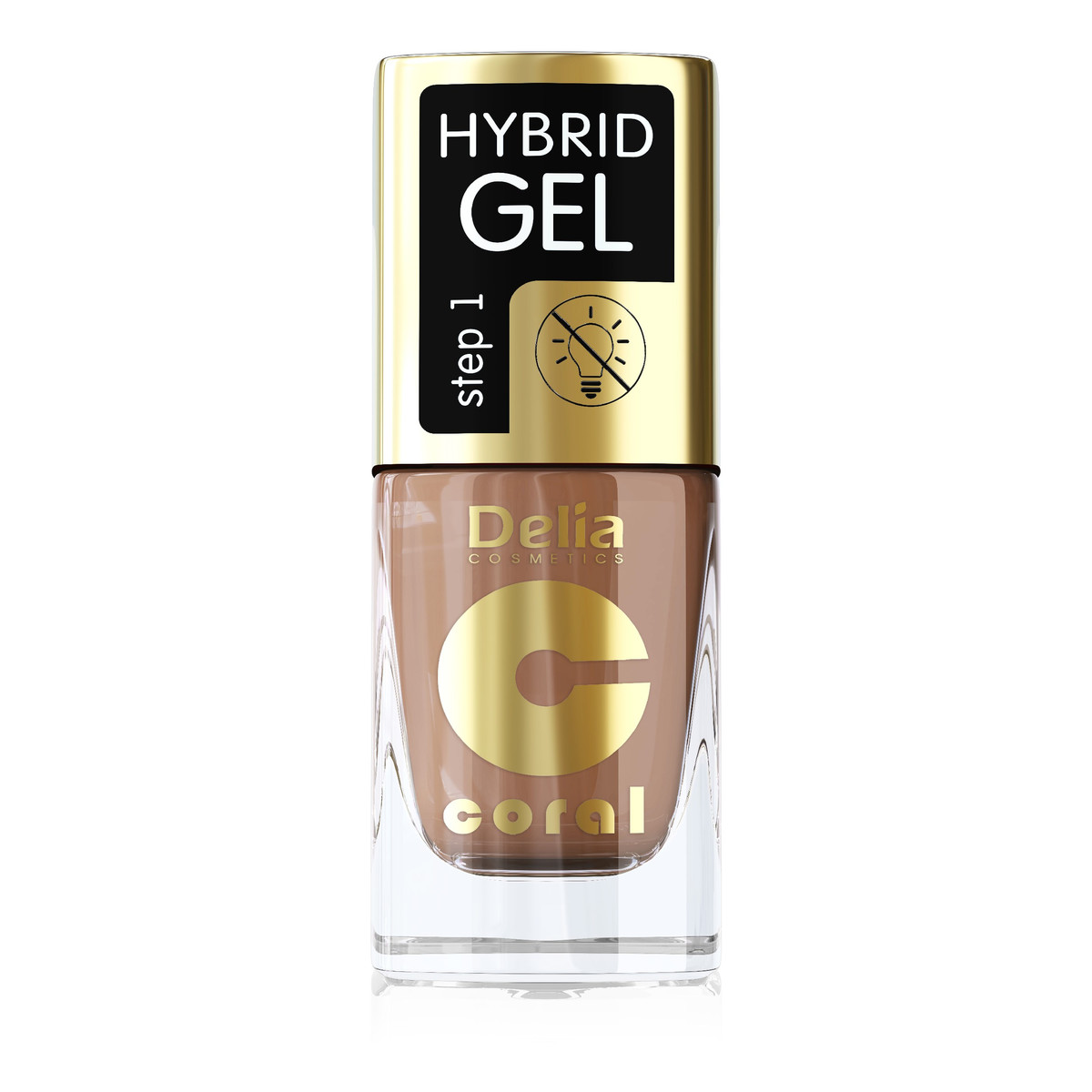 Delia Hybrid Gel Coral Lakier Do Paznokci 11ml