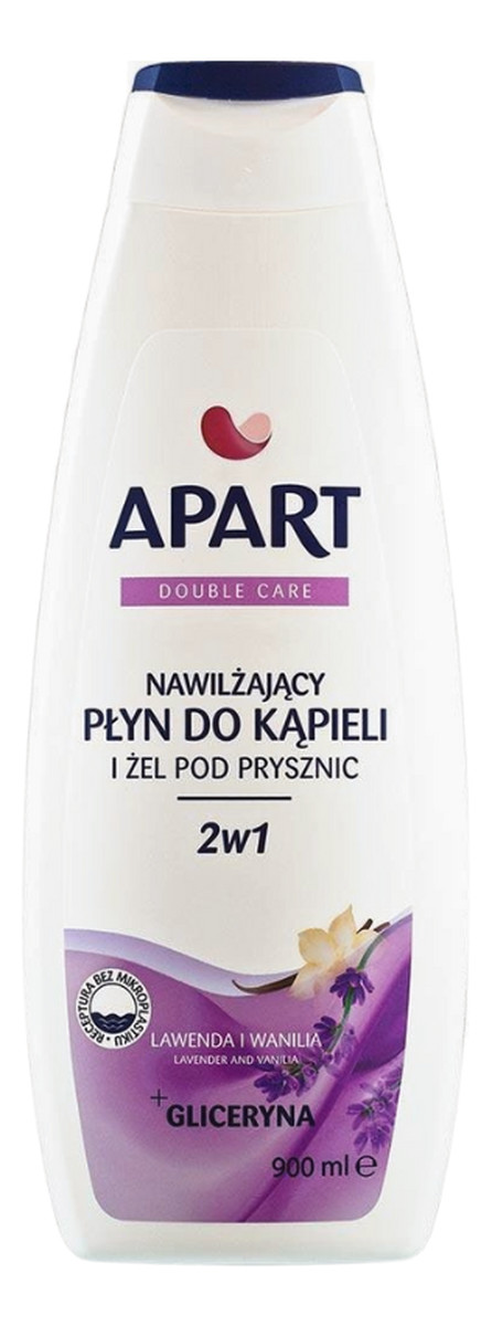 Double Care Płyn do Kąpieli + Żel pod Prysznic Lawenda i Wanilia