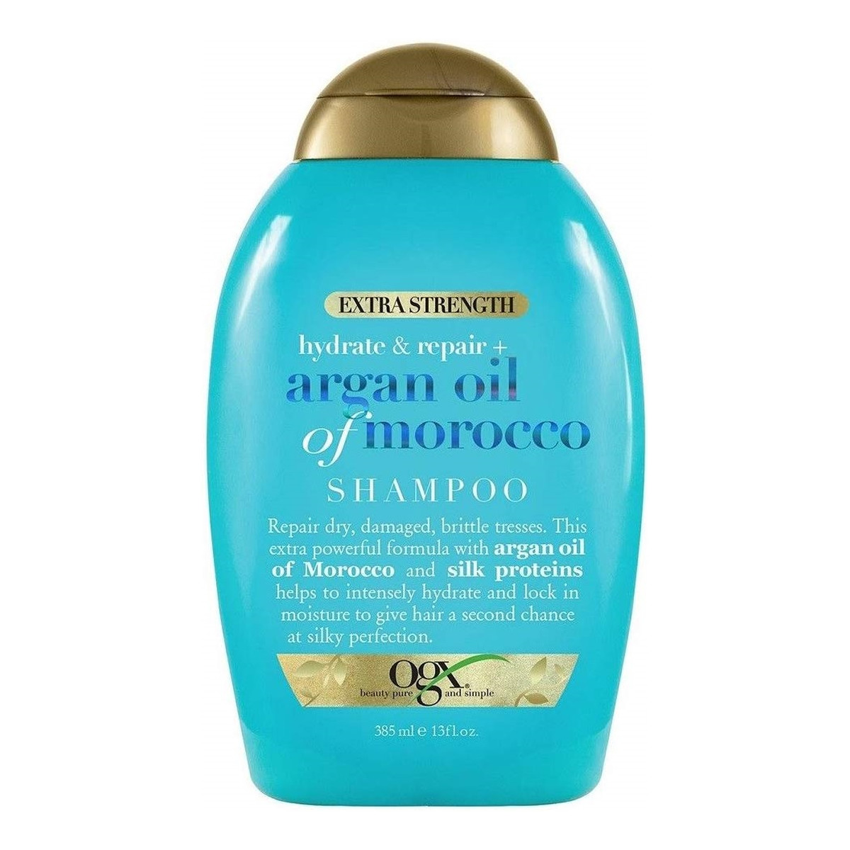 OGX Extra strength hydrate + repair argan oil of morocco shampoo szampon z marokańskim olejkiem arganowym 385ml